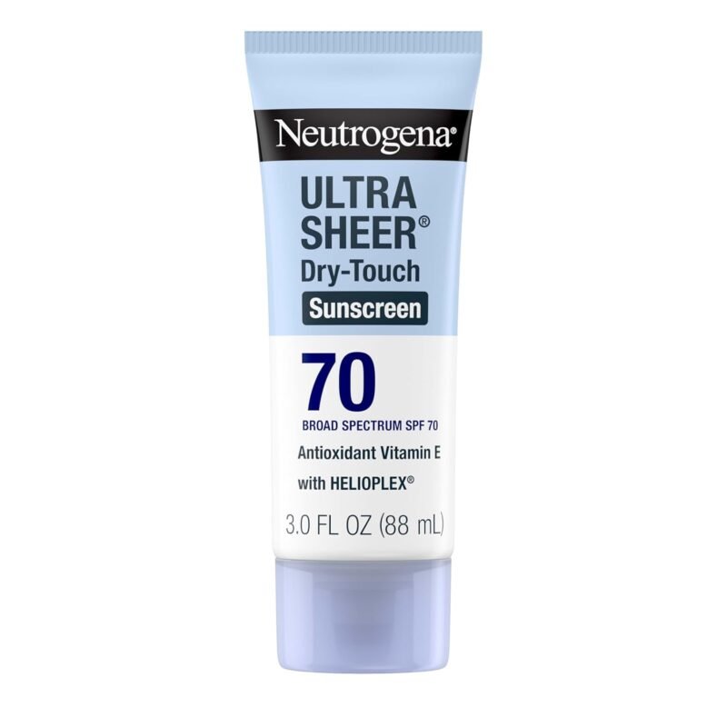 Ultra Sheer Dry-Touch Water Resistant and Non-Greasy Sunscreen Lotion