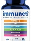 Advanced Immune Defense, 6-in-1 Powerful Blend of Vitamin C, Vitamin D3, Zinc