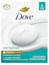 Dove Beauty Bar Soap Sensitive, 8 Bars for Sensitive Skin,