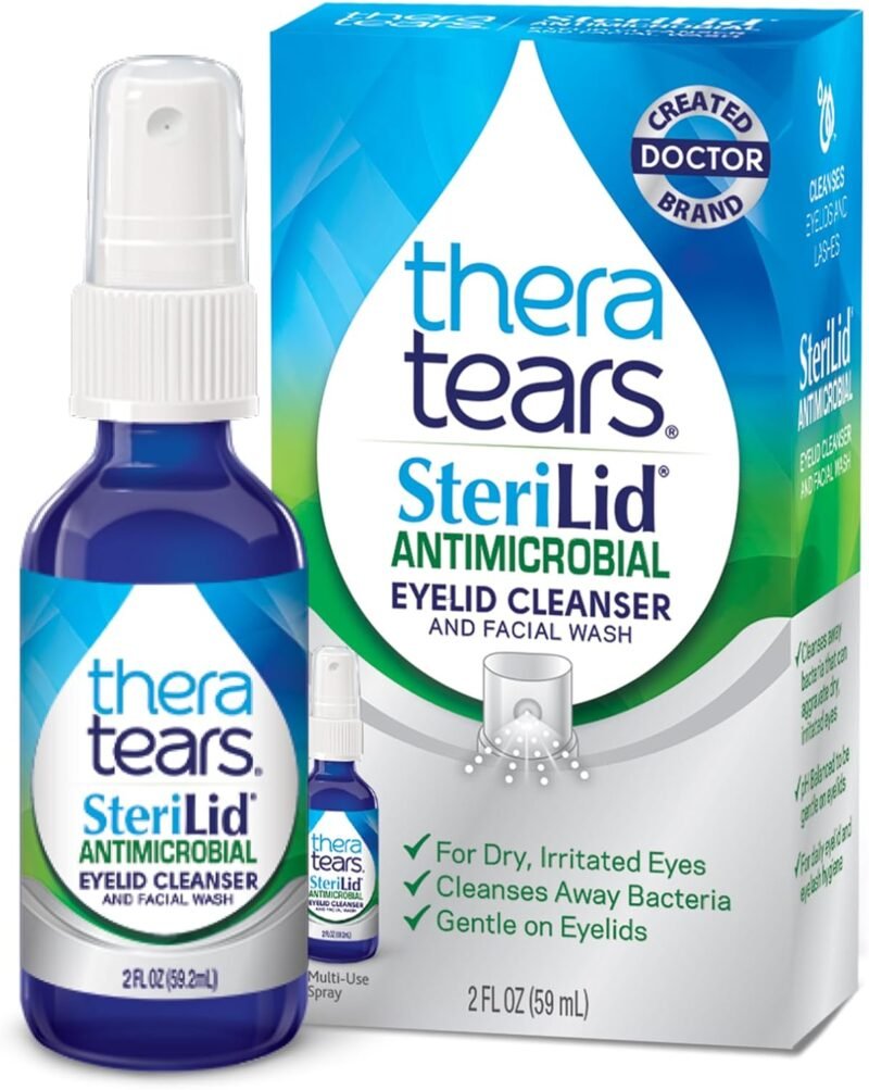 Eyelid Cleanser and Face Wash, for irritated eyes